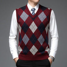 Colete Masculino Tricot Ellegance Diamond