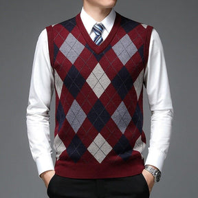 Colete Masculino Tricot Ellegance Diamond