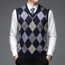 Colete Masculino Tricot Ellegance Diamond