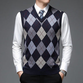 Colete Masculino Tricot Ellegance Diamond