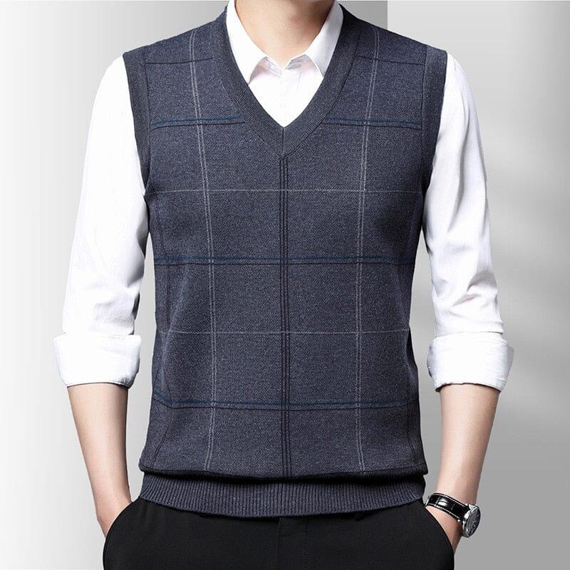 Colete Masculino Tricot Ellegance Paris