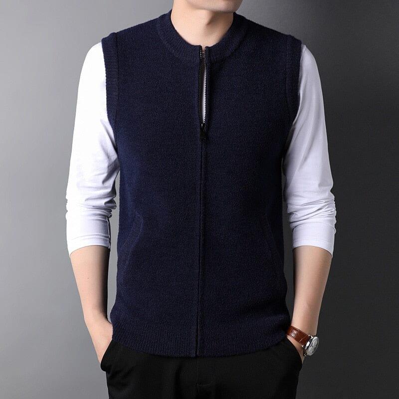 Colete Masculino Tricot de Lã Ellegance Boston