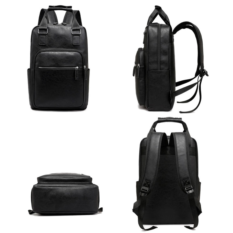 Mochila Executiva em Couro Ellegance Milan