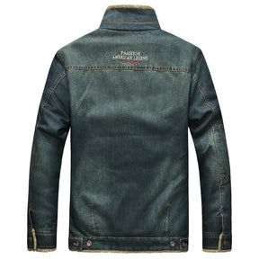 Jaqueta Jeans Masculina Ellegance Acolchoada
