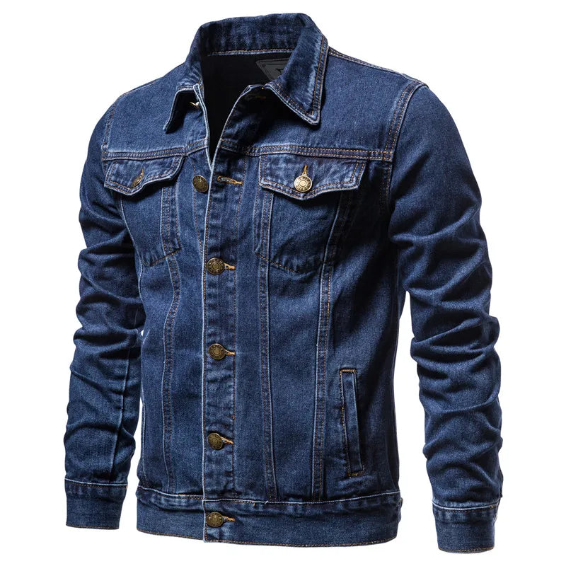 Jaqueta Jeans Masculina Ellegance Clássica