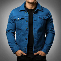 Jaqueta Jeans Masculina Ellegance Slim