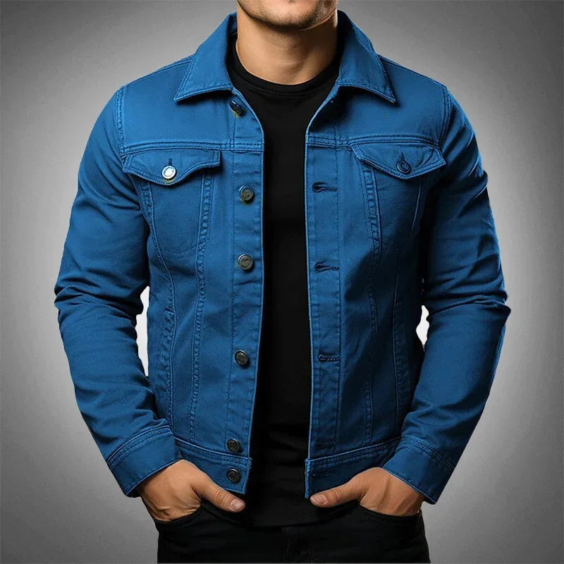Jaqueta Jeans Masculina Ellegance Slim