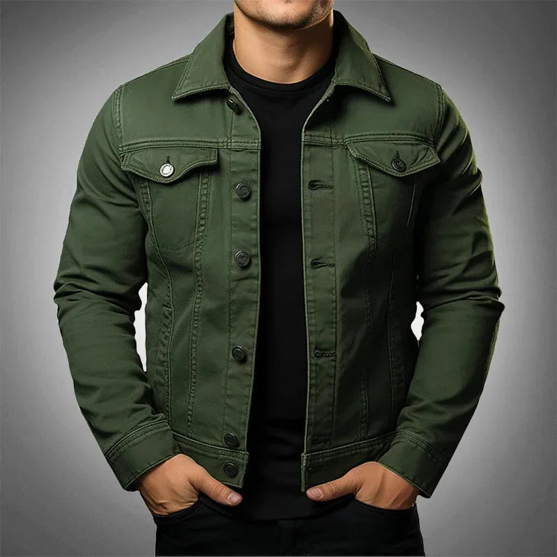Jaqueta Jeans Masculina Ellegance Slim