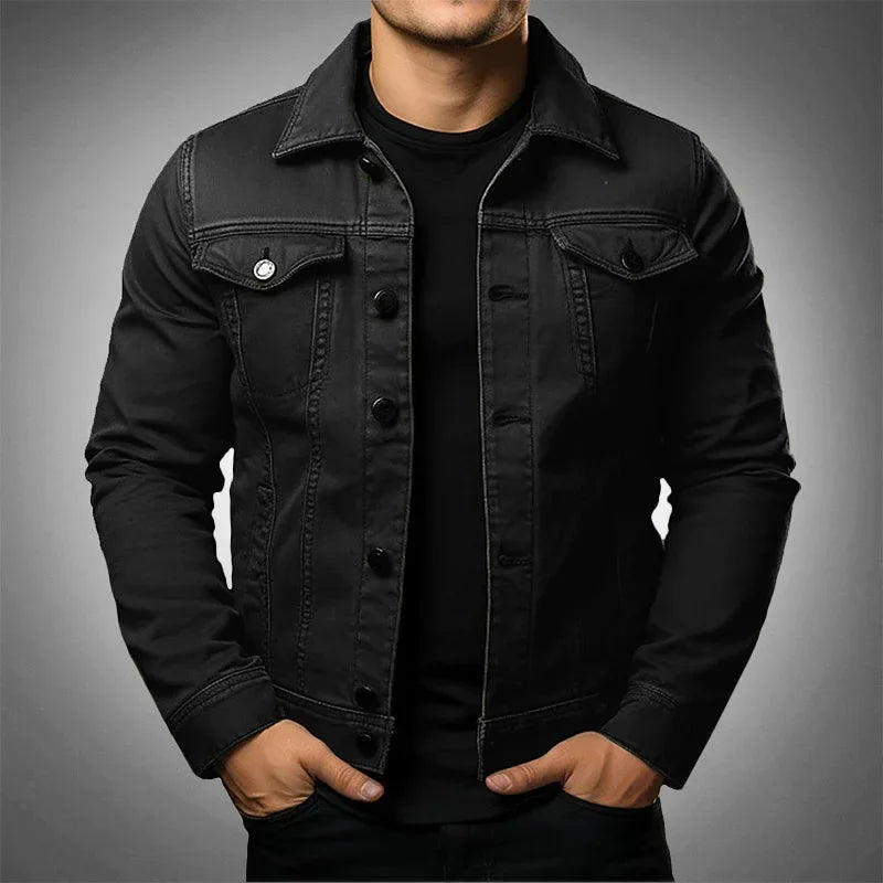 Jaqueta Jeans Masculina Ellegance Slim