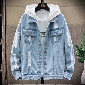 Jaqueta Jeans Masculina Ellegance StreetWear