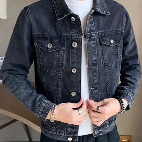 Jaqueta Jeans Masculina Ellegance com Botões