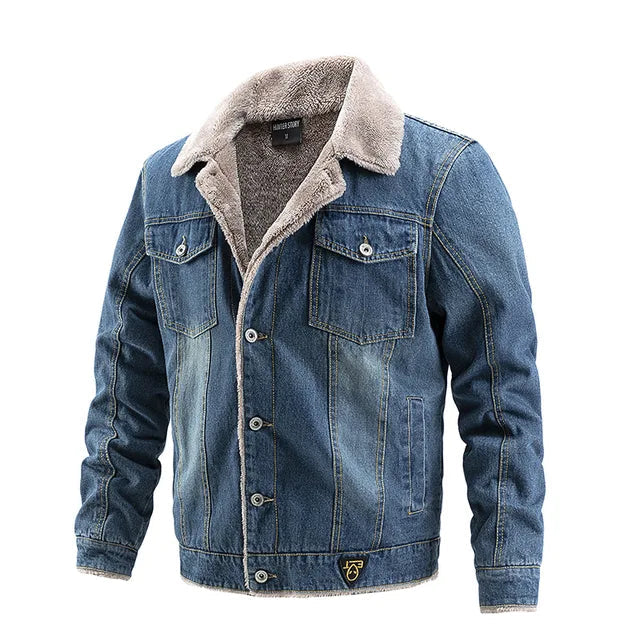 Jaqueta Jeans Masculina Ellegance com Interior Forrada