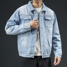 Jaqueta Masculina Jeans Acolchoado Ellegance Basic