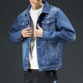 Jaqueta Masculina Jeans Acolchoado Ellegance Basic