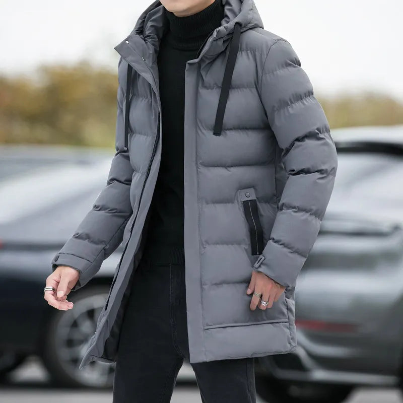 Jaqueta Puffer Masculina Alongada Ellegance
