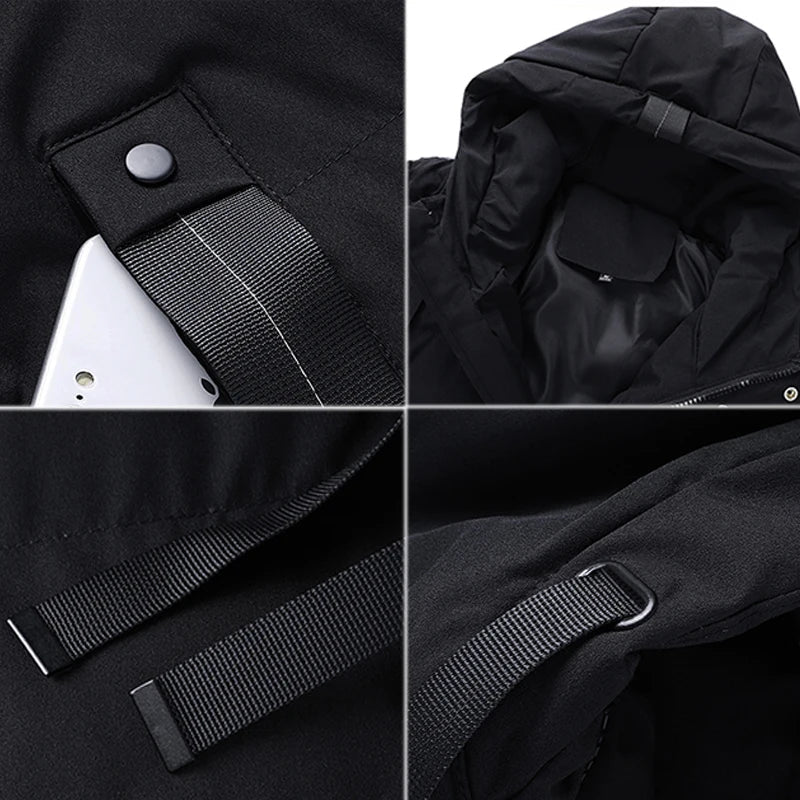 Jaqueta Puffer Masculina Alongada Ellegance