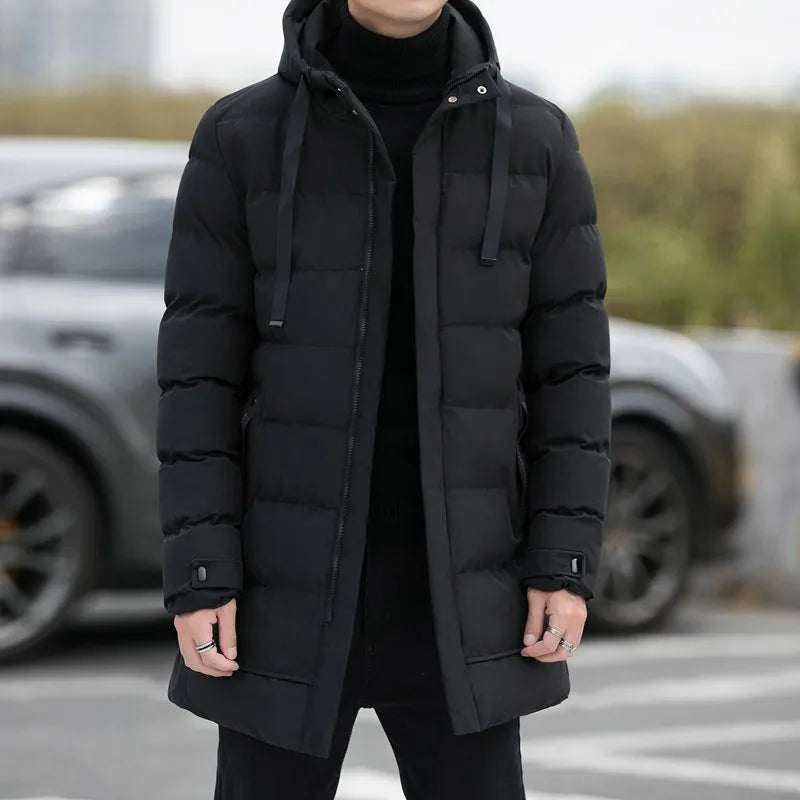 Jaqueta Puffer Masculina Alongada Ellegance