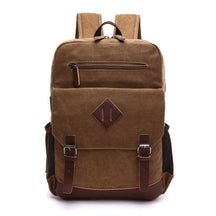 Mochila Executiva de Lona com detalhes em Couro Ellegance