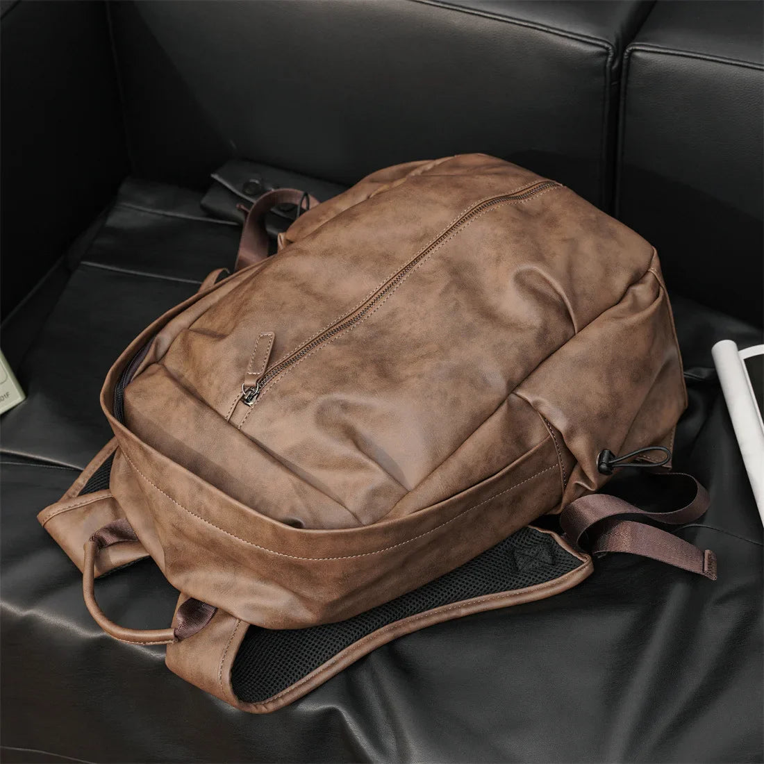 Mochila Executiva em Couro Ellegance Amsterdam