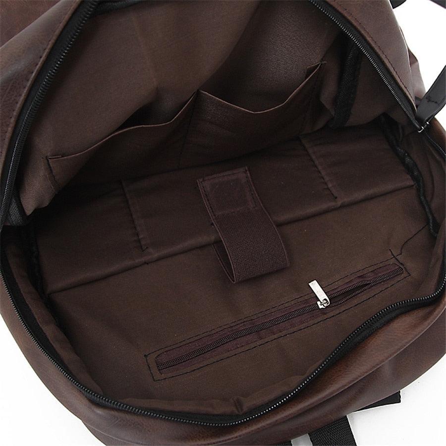 Mochila Executiva em Couro Ellegance Bologna