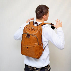 Mochila Executiva em Couro Ellegance Naples