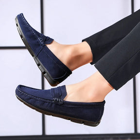 Sapato Mocassim Masculino de Camurça Ellegance