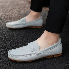 Sapato Mocassim Masculino de Camurça Ellegance