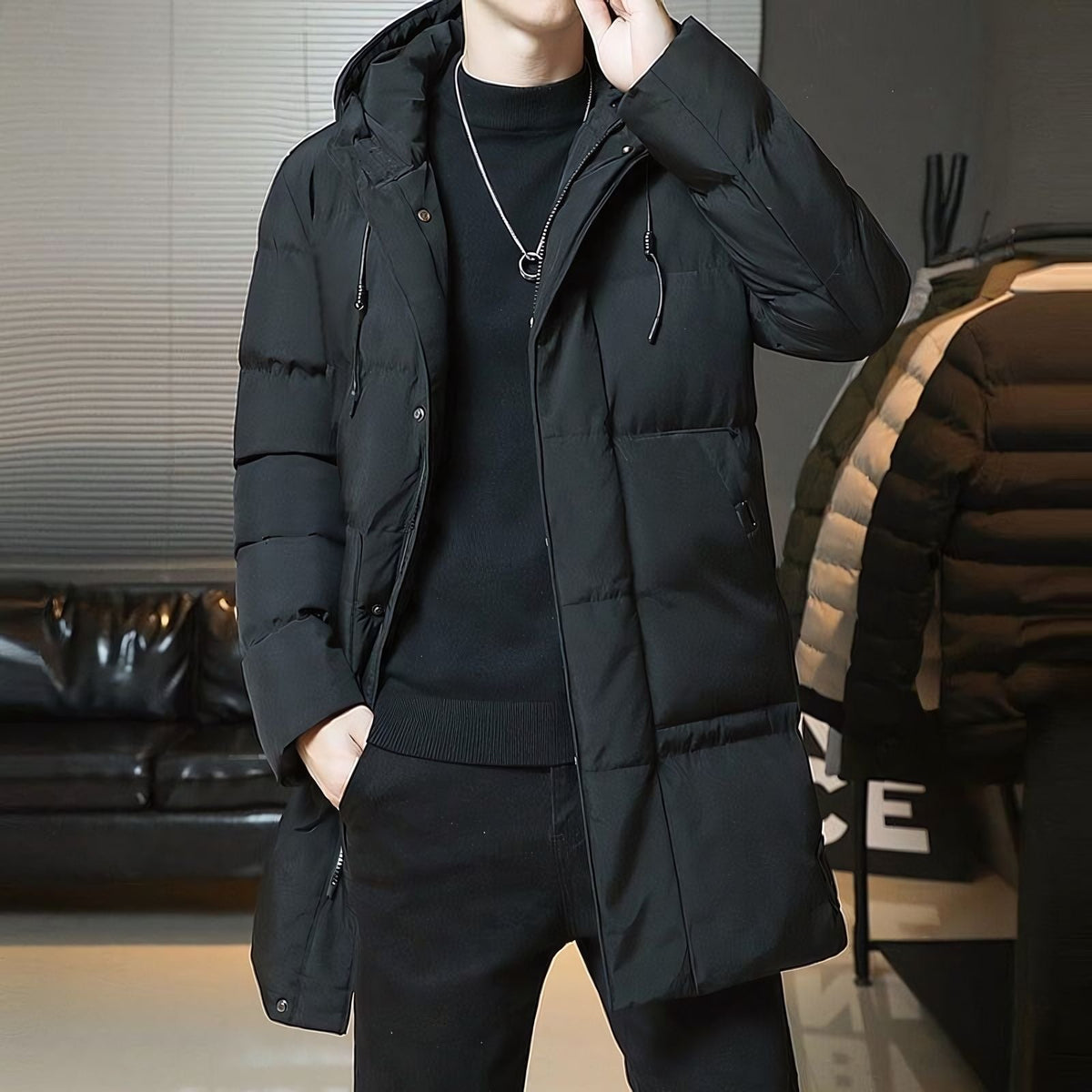 Sobretudo Masculino Puffer Ellegance Manhattan