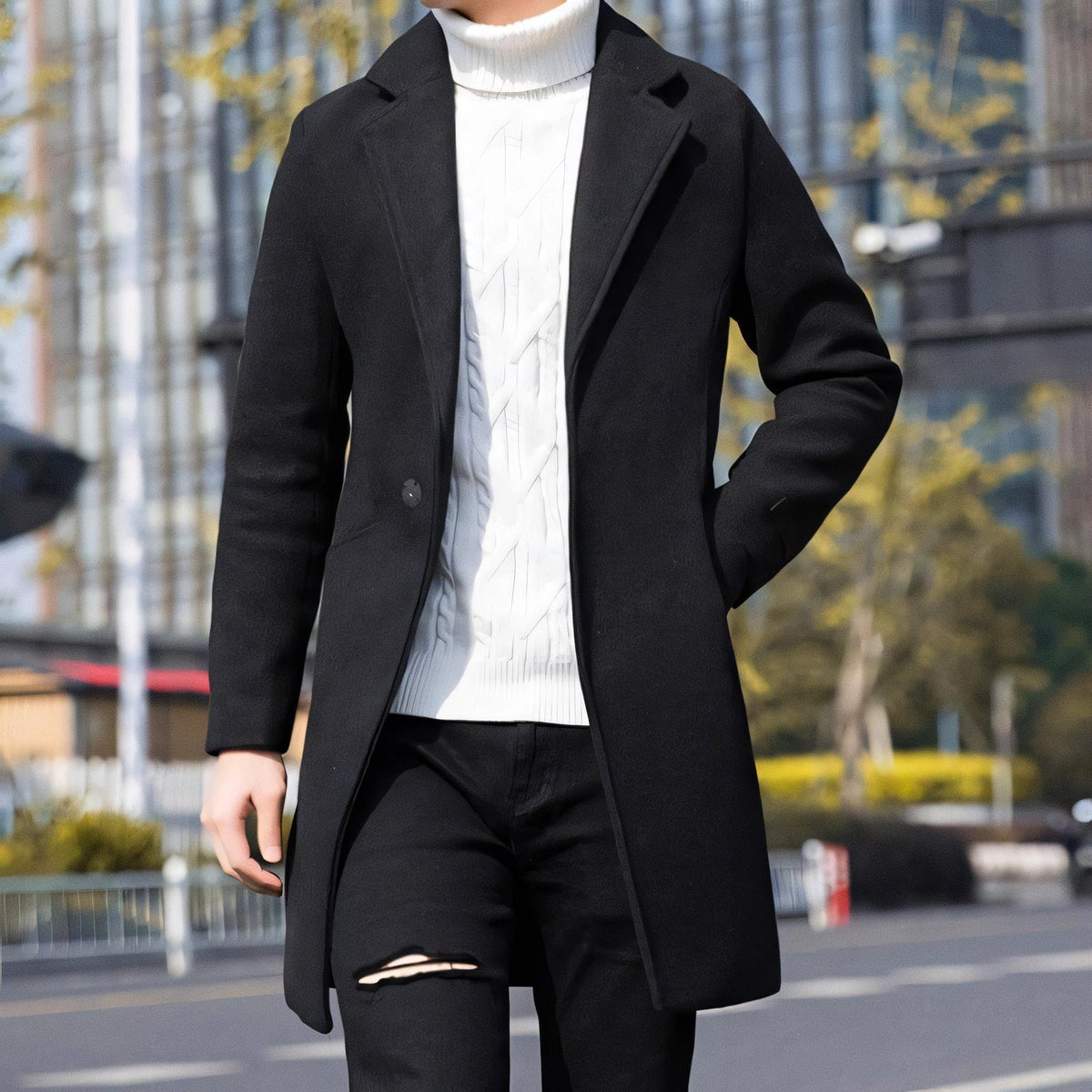 Sobretudo Masculino Ellegance Essentials