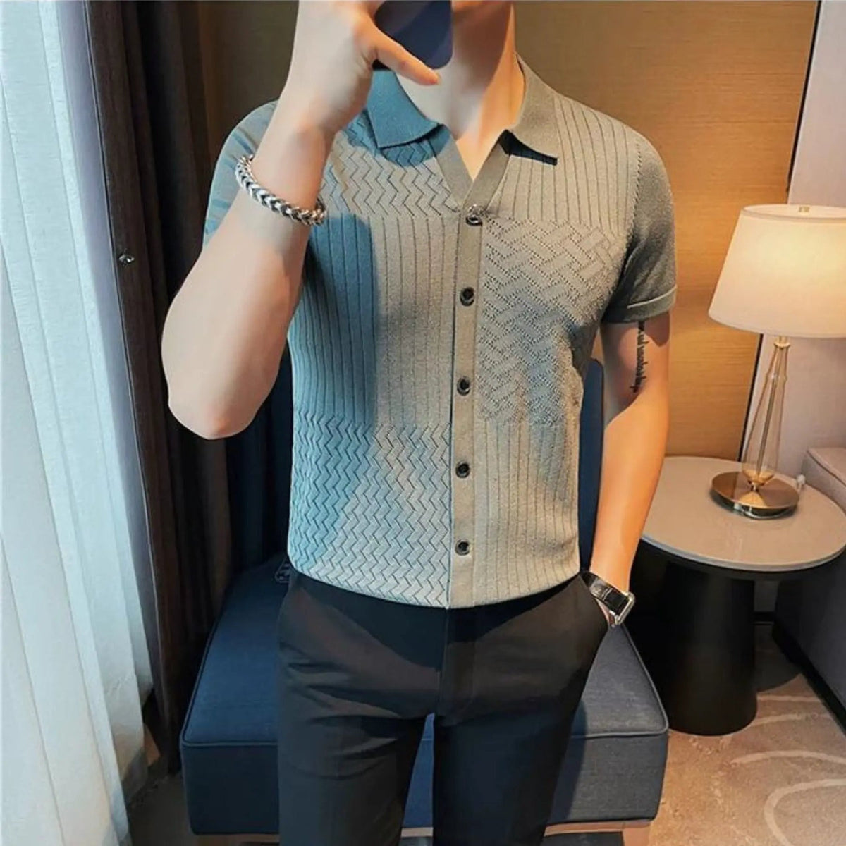 Camisa Polo Masculina Ellegance Vintage