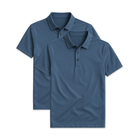 Conjunto 2 Camisas Polos em Seda Gelo Ellegance