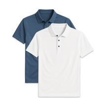 Conjunto 2 Camisas Polos em Seda Gelo Ellegance