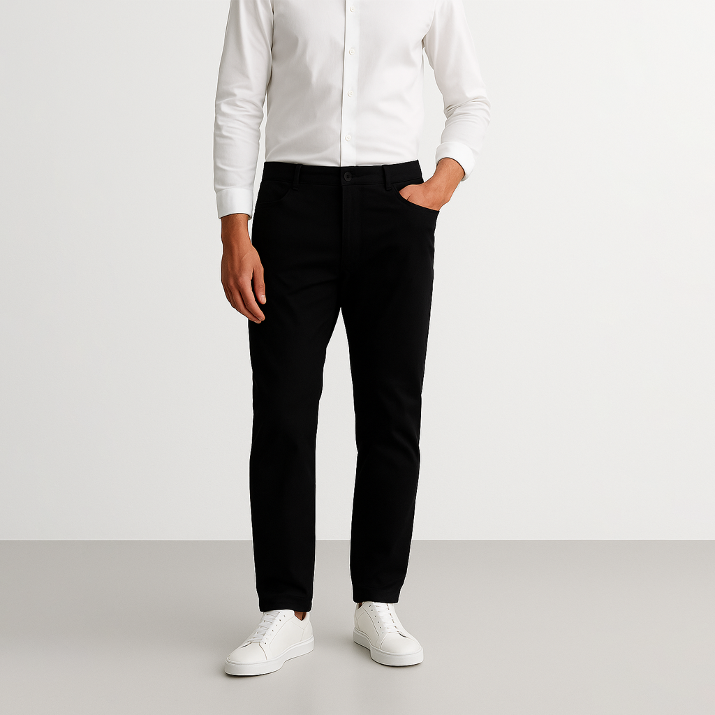 Calça Chino em Sarja Masculina Ellegance F012