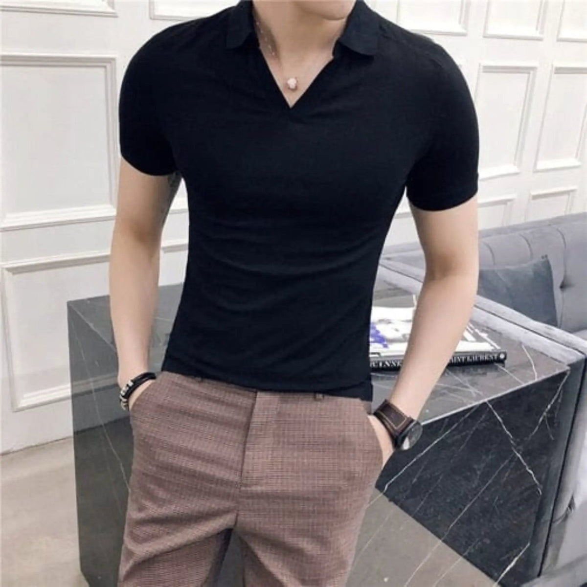 Camisa Polo Masculina Ellegance Berlim